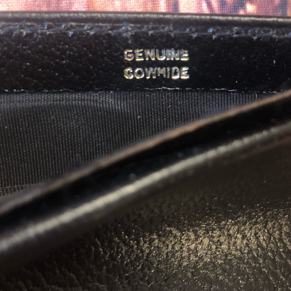 LAST CHANCE‼️Vintage Rumpp Black Cowhide Wallet - Picture 6 of 8